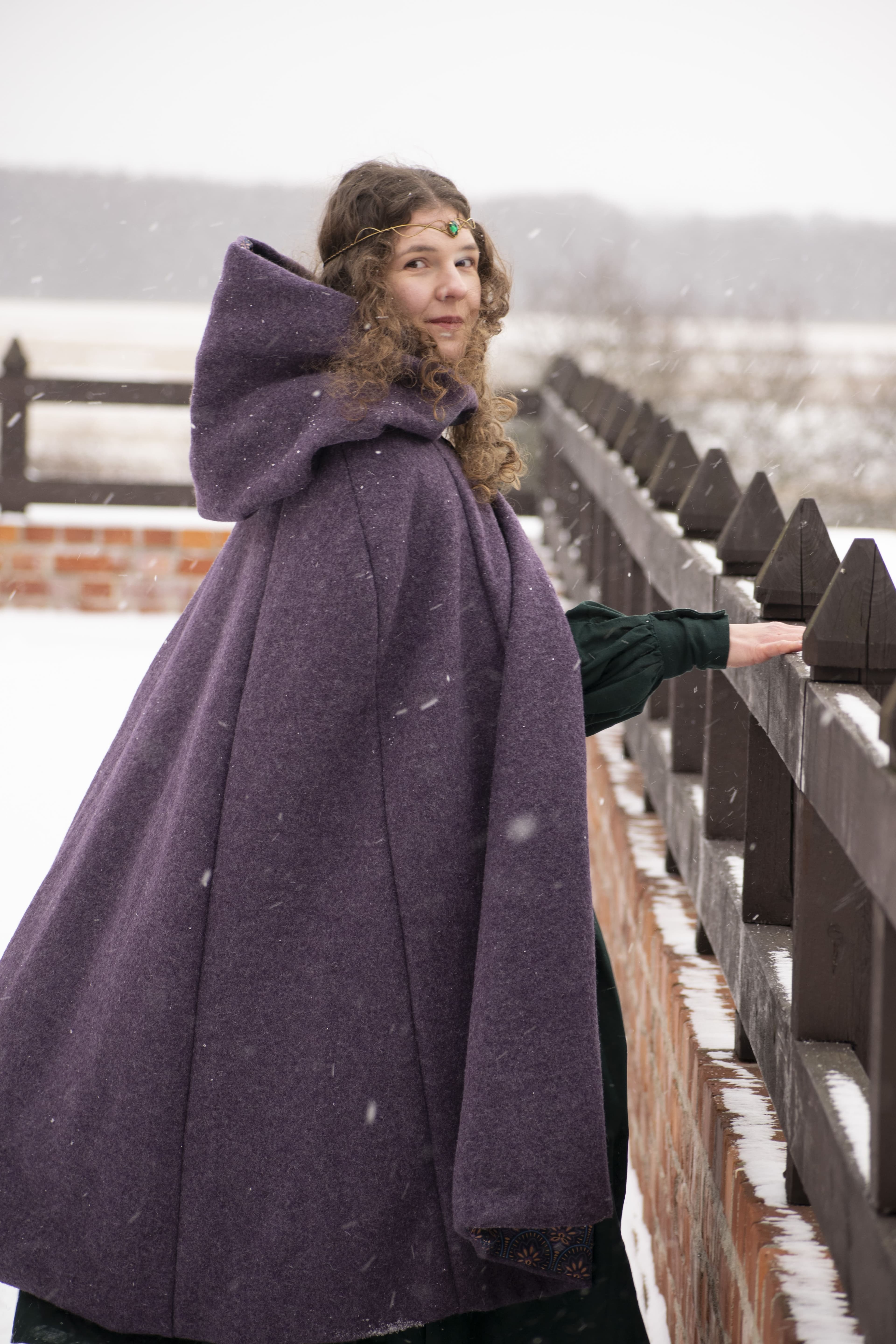 Peleryna "Szept Wrzosowisk"